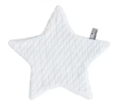 Knuffeldoekje Ster Kabel - Wit