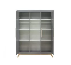 3-Deurskast Fenna - Grey -Baby Bonanza bopita 3 deurskast fenna grey 2