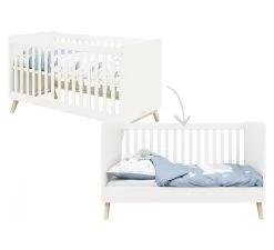 Bedbank Fenna 70x140 - Wit