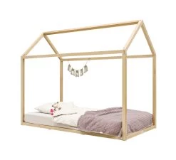 Huisbed Jelle 90x200 - Naturel -Baby Bonanza bopita huisbed jelle 90x200 naturel 1