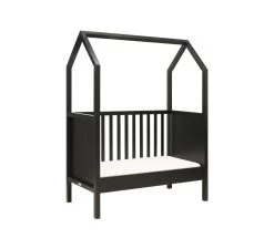 My First House Bedbank 60x120 - Mat Zwart -Baby Bonanza bopita my first house bedbank 60x120 mat zwart 2