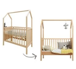 My First House Bedbank 60x120 - Naturel