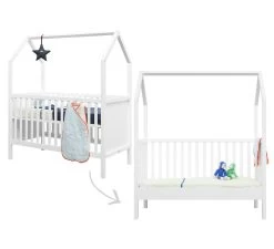 My First House Bedbank 70x140 - Wit