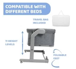 CHICCO Next2me Magic Evo - Desert Taupe -Baby Bonanza chicco next2me magic evo desert taupe 4