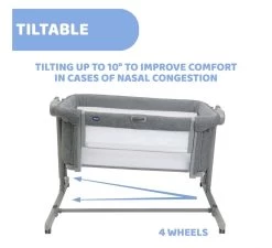 CHICCO Next2me Magic Evo - Desert Taupe -Baby Bonanza chicco next2me magic evo desert taupe 5