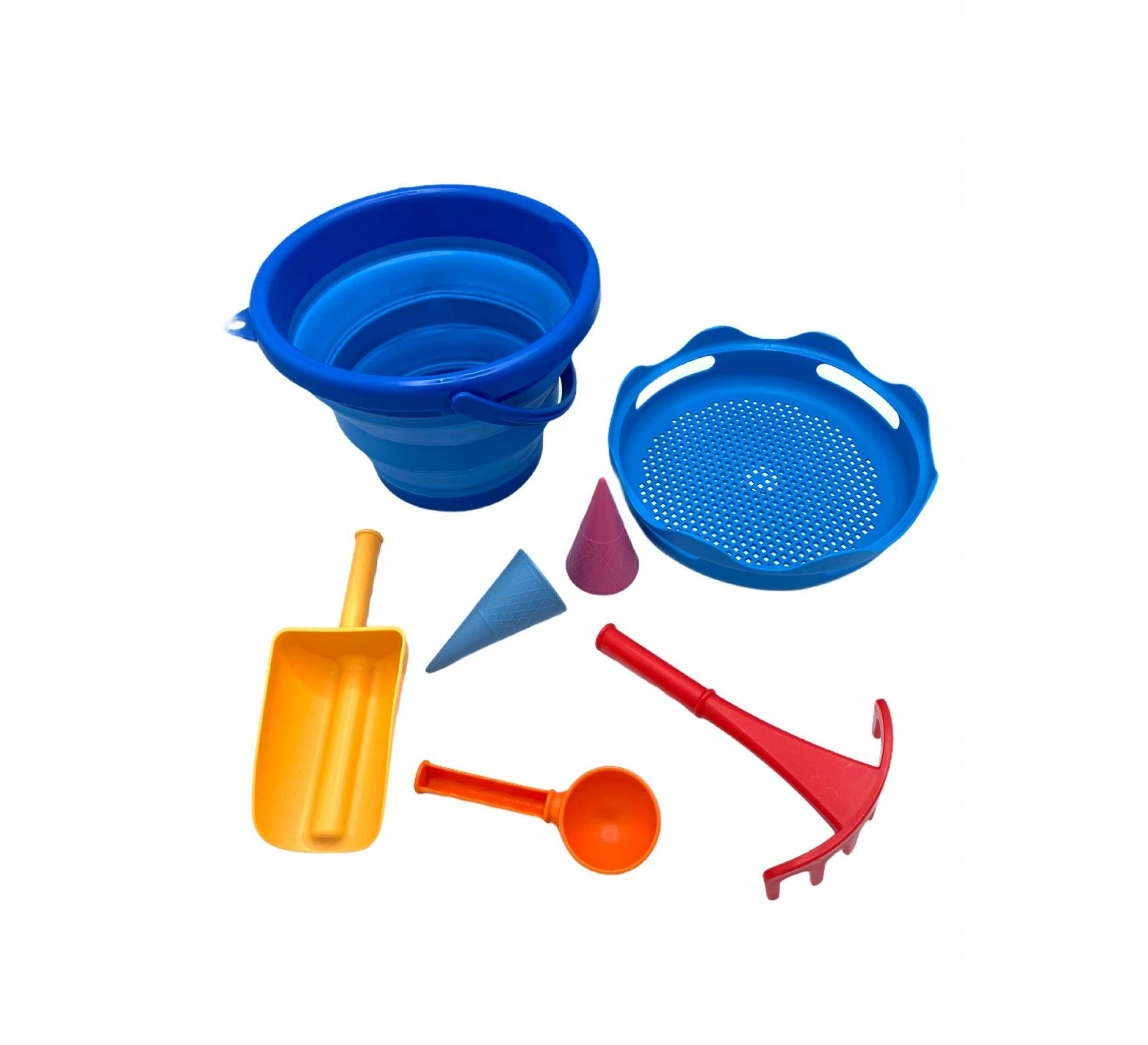 Zandspeelset - Strandset 7 Delig - Blauw 3 Zandspeelset - Strandset 7 Delig - Blauw