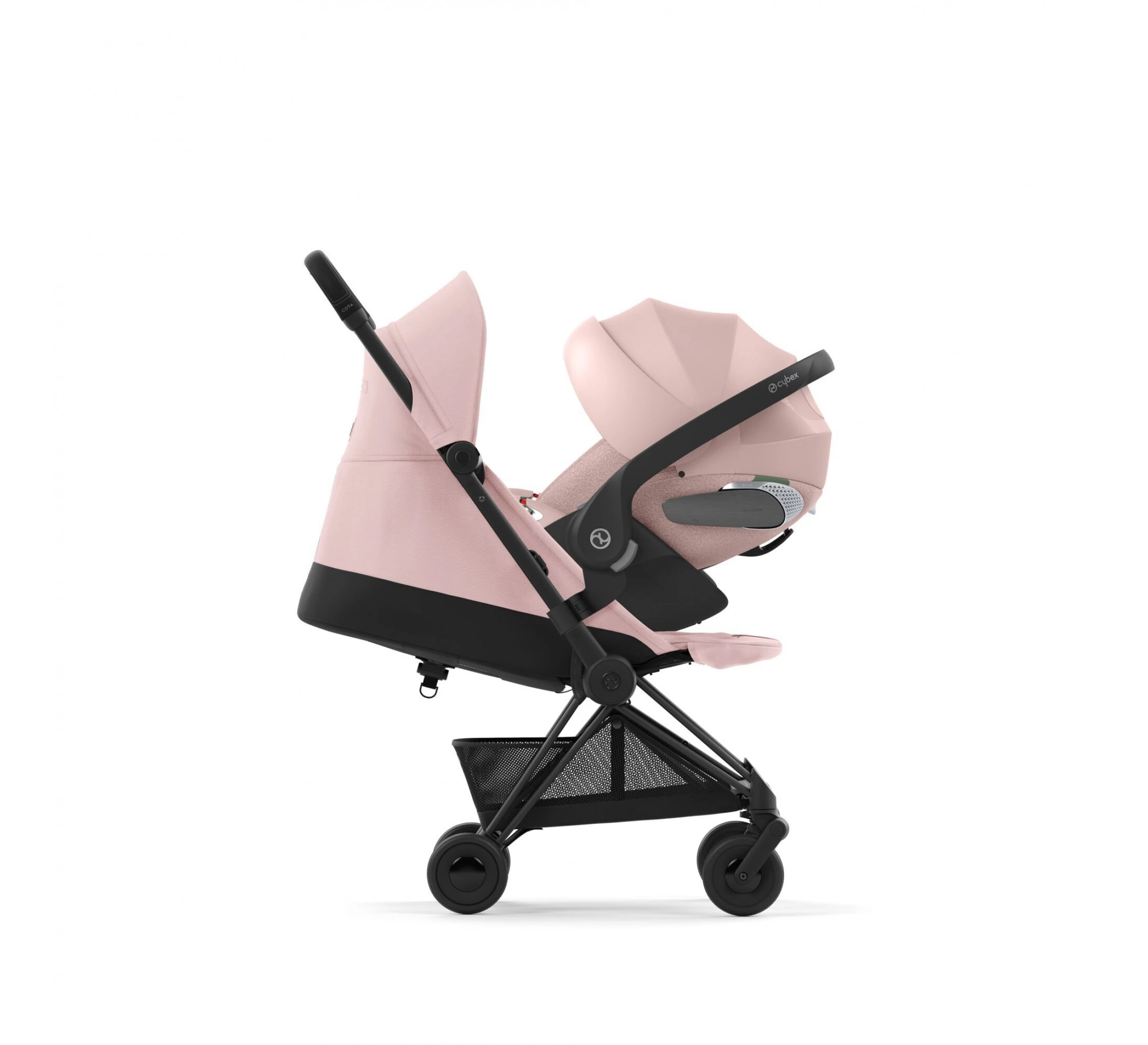 CYBEX Coya Buggy - Matt Black/Peach Pink 9 CYBEX Coya Buggy - Matt Black/Peach Pink - Afbeelding 7