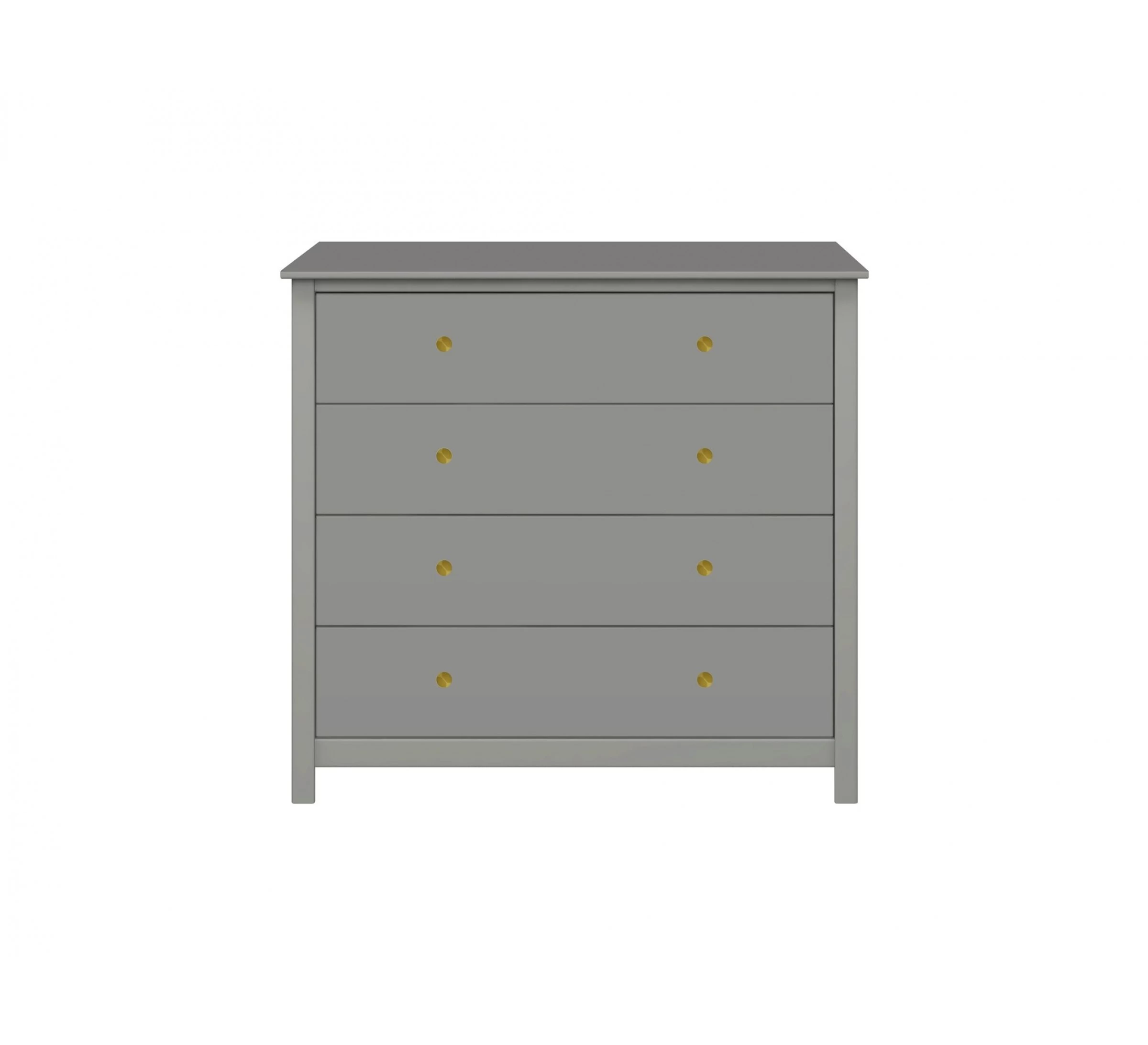 Commode Luna 4-Laden - Grey 4 Commode Luna 4-Laden - Grey - Afbeelding 2