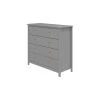 Commode Luna 4-Laden - Grey 2 Commode Luna 4-Laden - Grey -Baby Bonanza flexa commode luna 4 laden grey