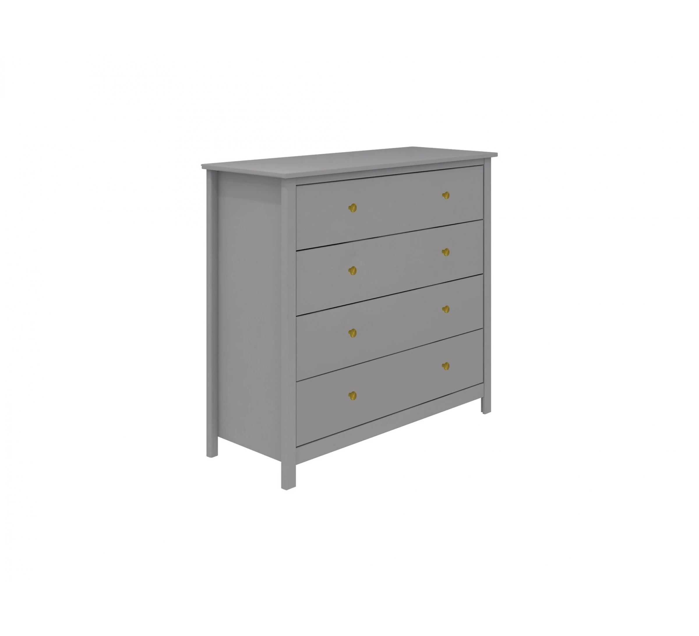 Commode Luna 4-Laden - Grey 5 Commode Luna 4-Laden - Grey - Afbeelding 3