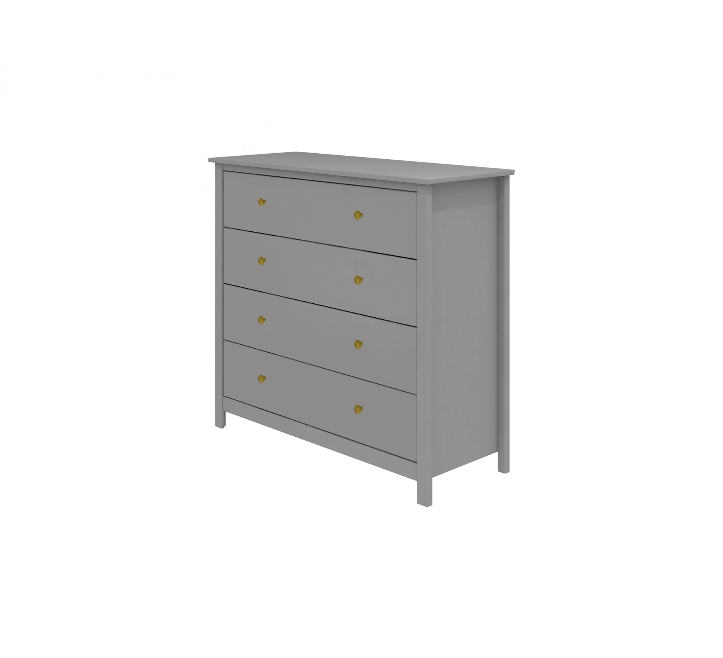 Commode Luna 4-Laden - Grey 3 Commode Luna 4-Laden - Grey
