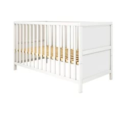 Ledikant Luna Effen 70x140 - White -Baby Bonanza flexa ledikant luna effen 70x140 white 2