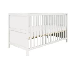 Ledikant Luna Effen 70x140 - White -Baby Bonanza flexa ledikant luna effen 70x140 white 3