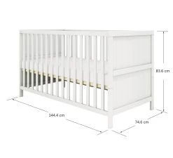 Ledikant Luna Groeven 70x140 - White 16 Ledikant Luna Groeven 70x140 - White -Baby Bonanza flexa ledikant luna groeven 70x140 white 4
