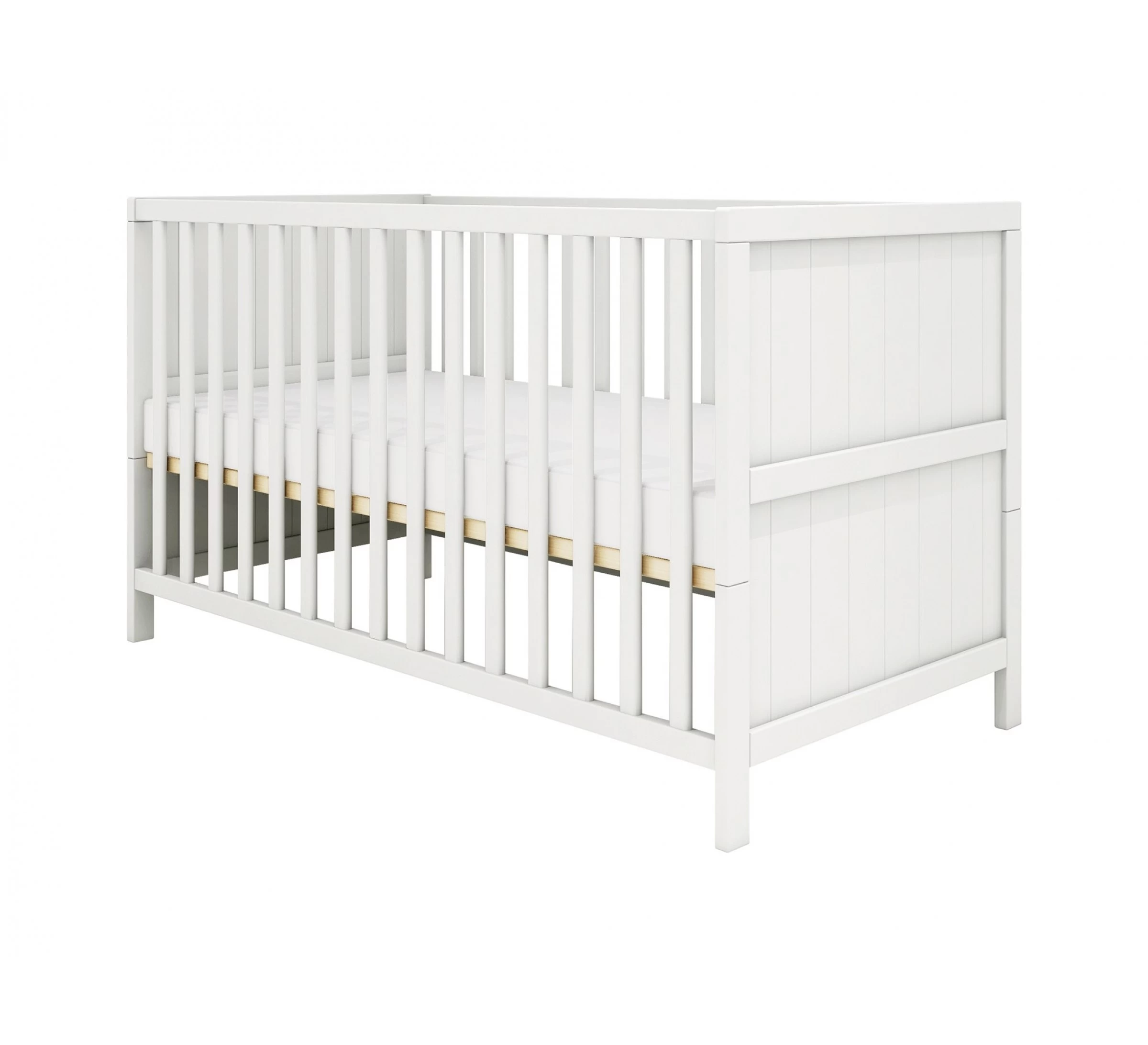 Ledikant Luna Groeven 70x140 - White 3 Ledikant Luna Groeven 70x140 - White