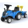 Tractor Loopwagen - New Holland Met Kar 2 Tractor Loopwagen - New Holland Met Kar -Baby Bonanza happy baby tractor loopwagen new holland met kar