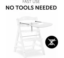 HAUCK Alpha Click Tray - White -Baby Bonanza hauck alpha click tray white 3