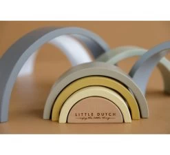 Little Dutch Regenboog Stapelaar - Blue 7 Little Dutch Regenboog Stapelaar - Blue -Baby Bonanza little dutch regenboog stapelaar blue 1