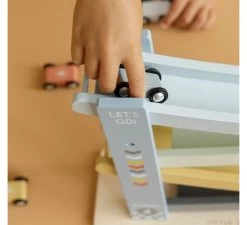 Little Dutch Rollerbaan Cars - Blue 7 Little Dutch Rollerbaan Cars - Blue -Baby Bonanza little dutch rollerbaan cars blue 1