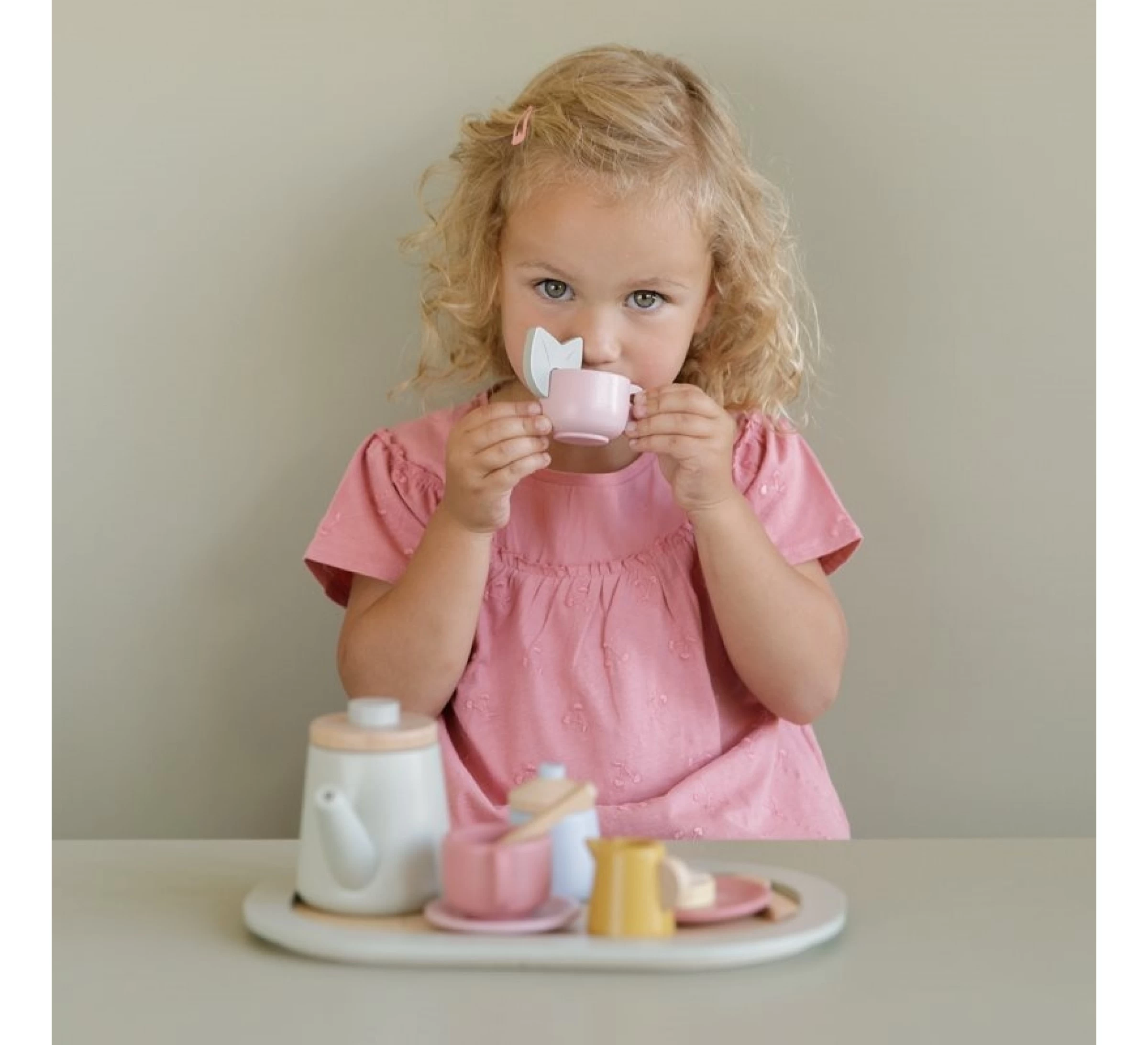 Little Dutch Theeservies Hout 4 Little Dutch Theeservies Hout - Afbeelding 2