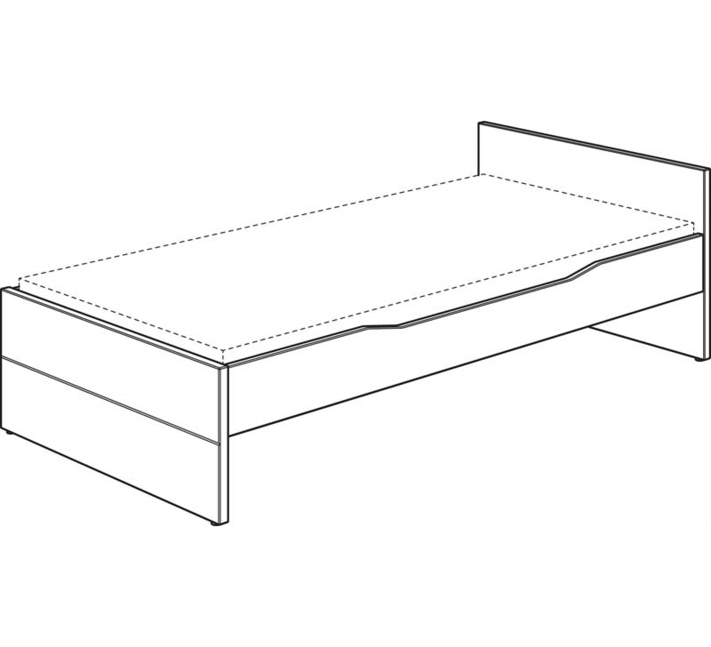 Fiona Eenpersoonsbed 120x200 4 Fiona Eenpersoonsbed 120x200 - Afbeelding 2