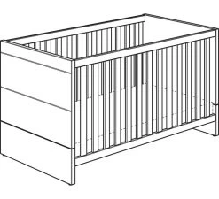 Fiona Ledikant 70x140cm -Baby Bonanza paidi fiona ledikant 70x140cm 2