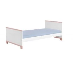 Mini Bed 90 X 200 Cm Wit/roze
