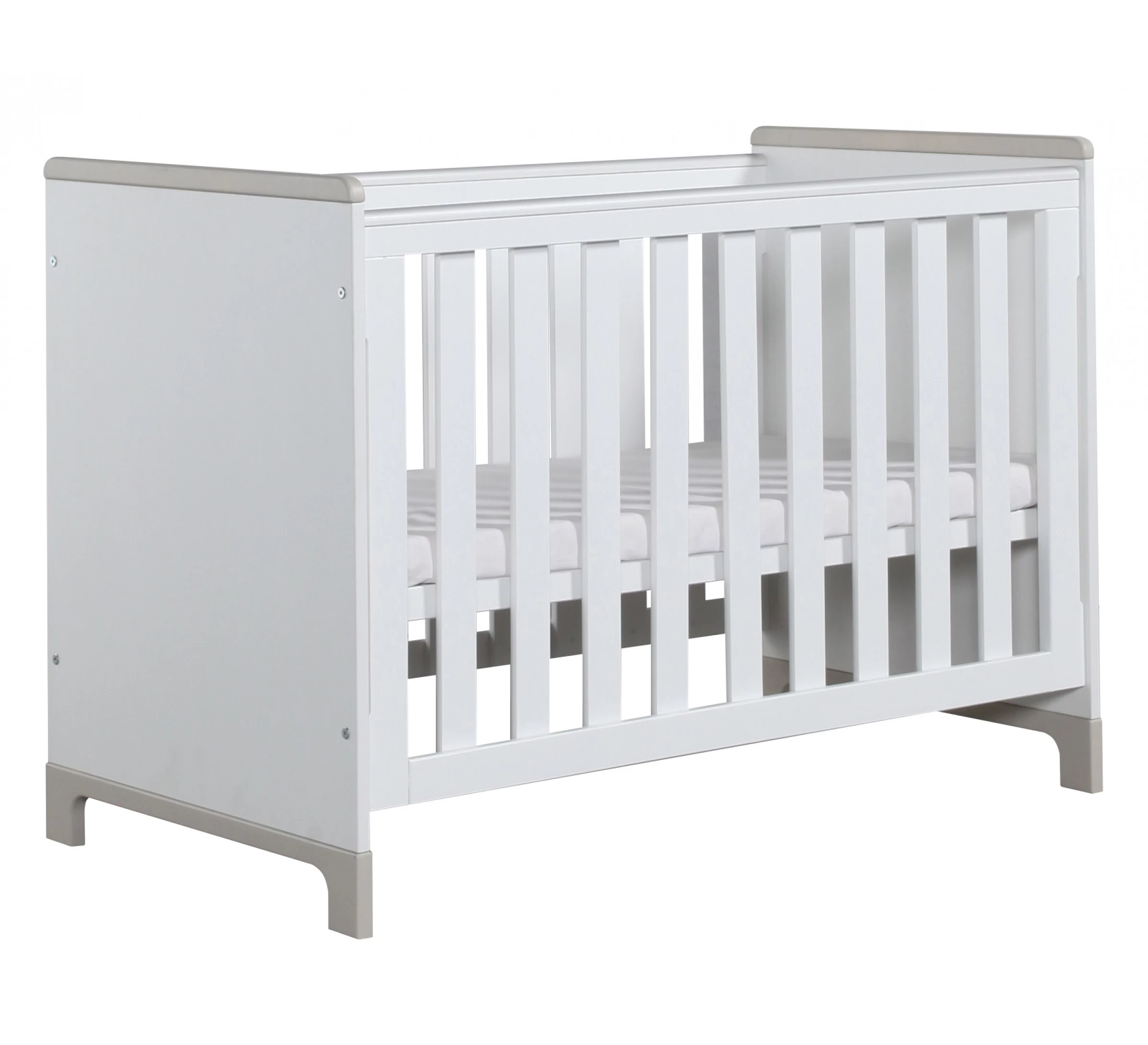 Mini Ledikant Wit/grijs 3 Mini Ledikant Wit/grijs