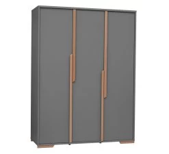 Snap 3-Deurskast - Dark Grey