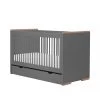 Snap Ledikantlade 70x140cm - Dark Grey 2 Snap Ledikantlade 70x140cm - Dark Grey -Baby Bonanza pinio snap ledikantlade 70x140cm dark grey