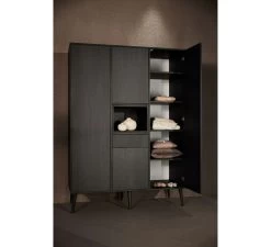 3-deurskast Cocoon XL - Eboni -Baby Bonanza quax 3 deurskast cocoon xl eboni 3