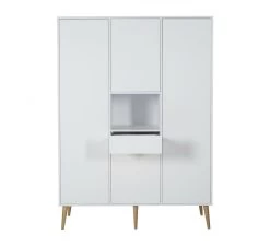 3-Deurskast Cocoon XL - Ice White -Baby Bonanza quax 3 deurskast cocoon xl ice white 3