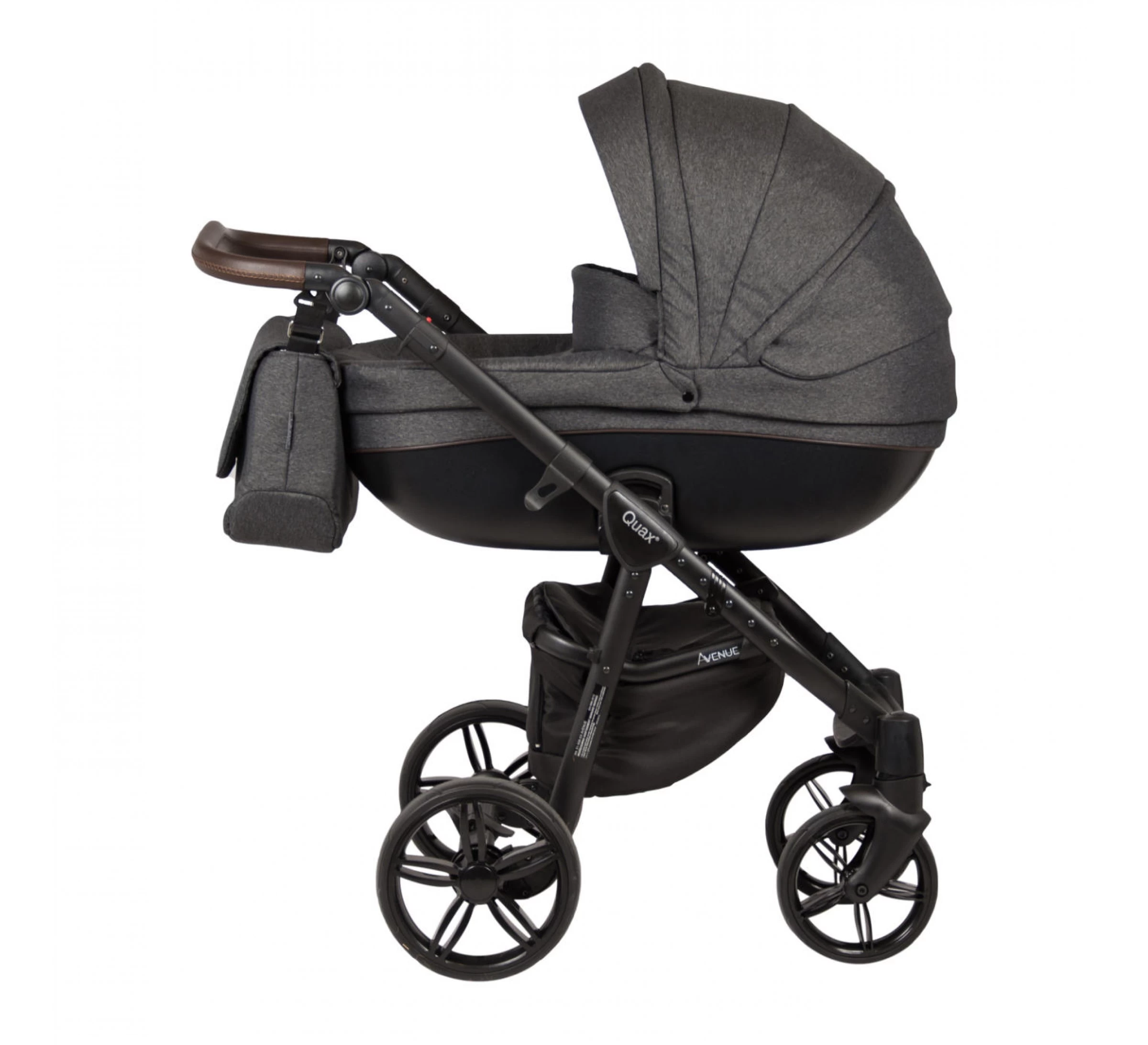 Avenue Kinderwagen Linen Black 4 Avenue Kinderwagen Linen Black - Afbeelding 2