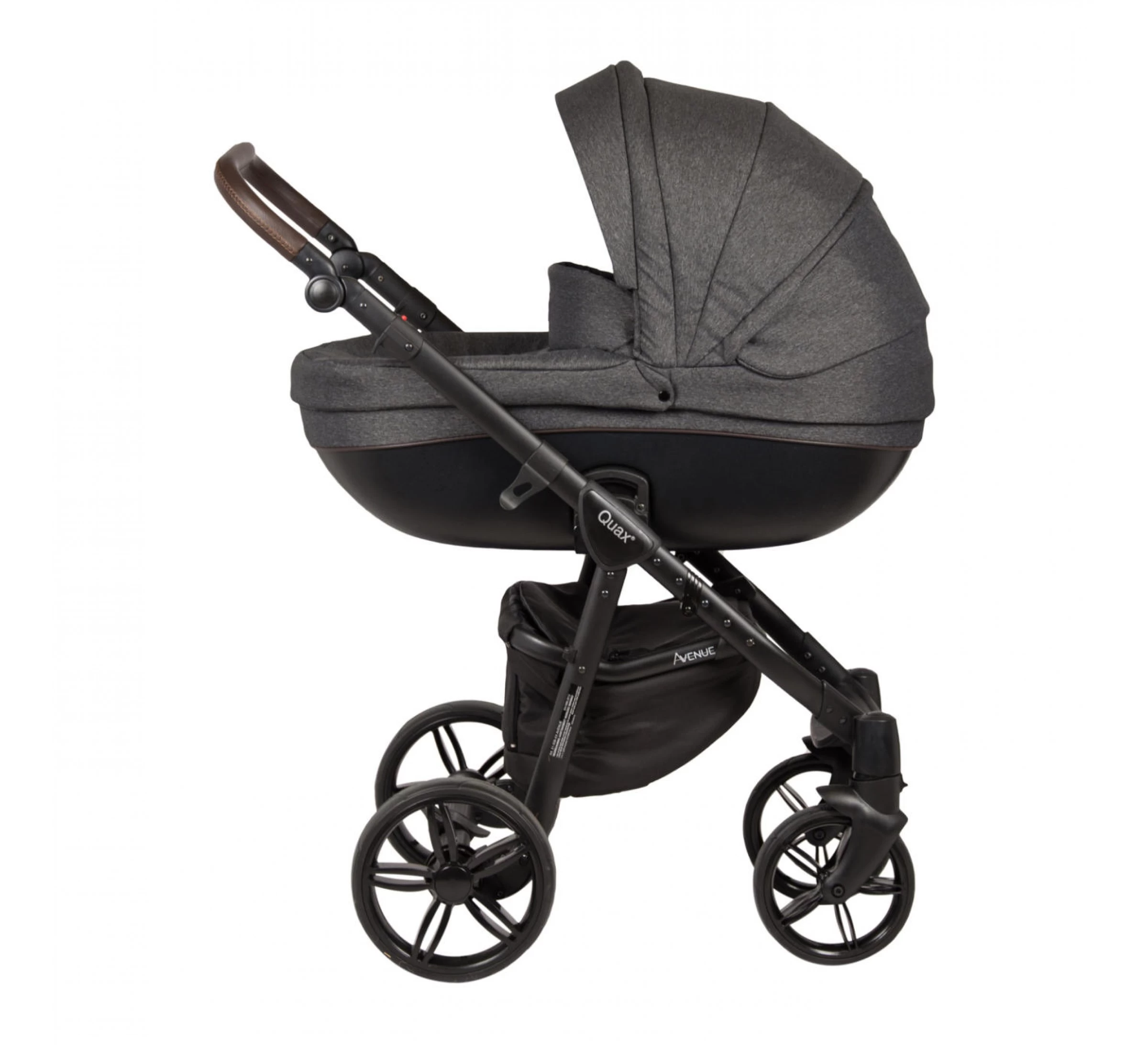 Avenue Kinderwagen Linen Black 3 Avenue Kinderwagen Linen Black
