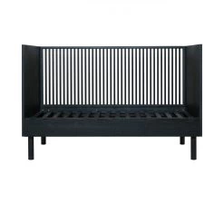 Hai No Ki - Bed 140x70 Black Ash -Baby Bonanza quax hai no ki bed 140x70 black ash 3