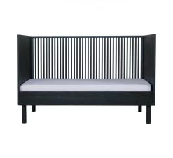 Hai No Ki - Bed 140x70 Black Ash -Baby Bonanza quax hai no ki bed 140x70 black ash 4