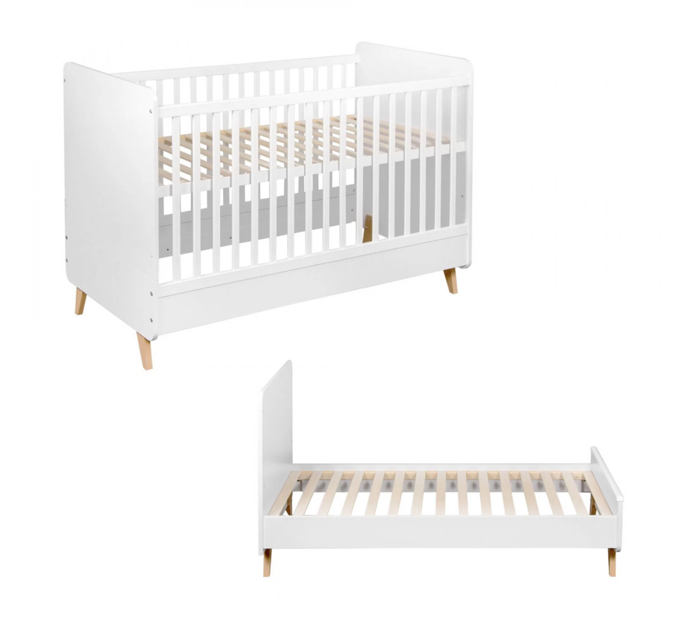 Loft Meegroeibed 70x140 - Wit 3 Loft Meegroeibed 70x140 - Wit