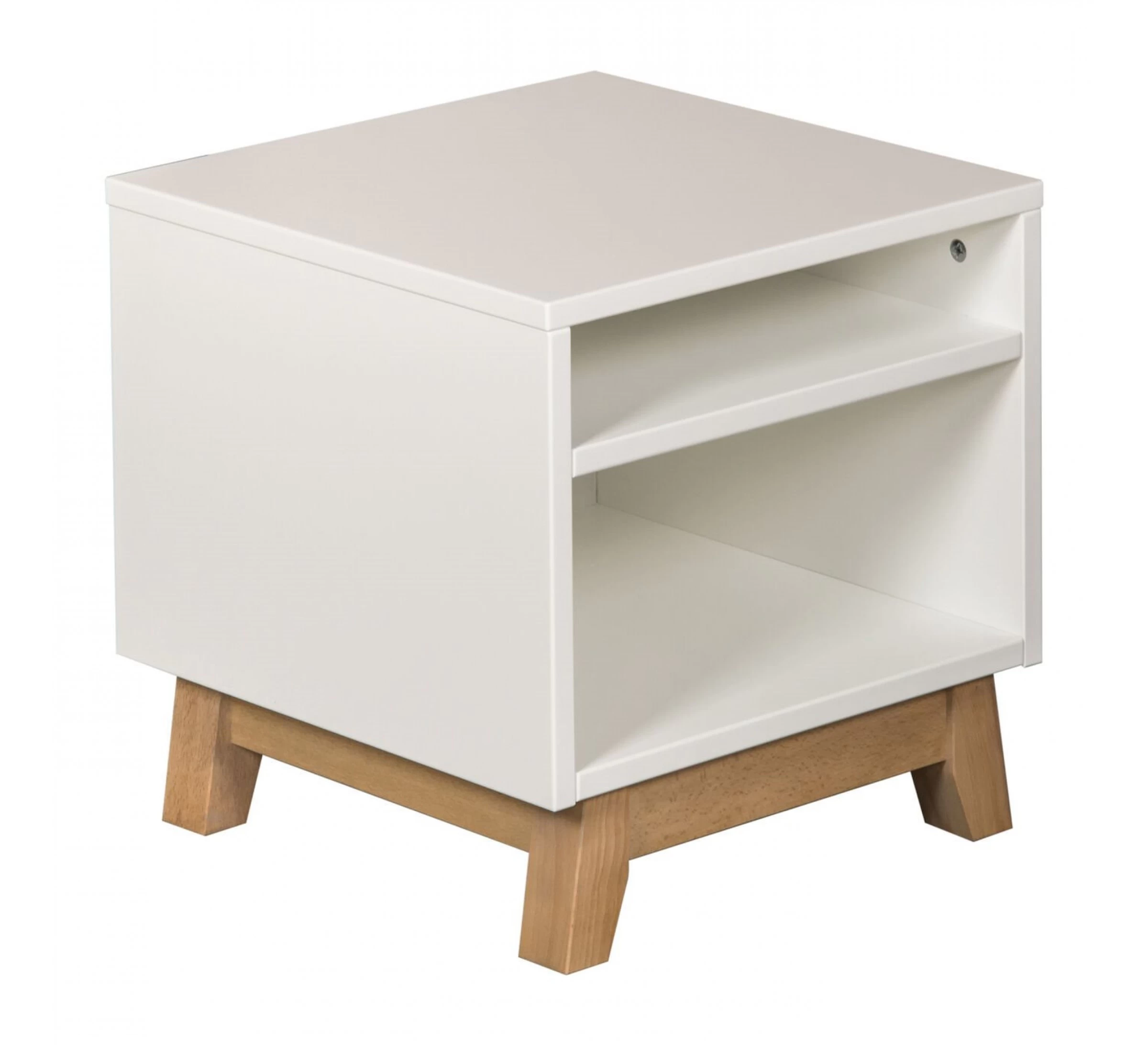 Trendy Nachtkastje - White 3 Trendy Nachtkastje - White