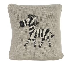 Tricot Kussen - Zebra