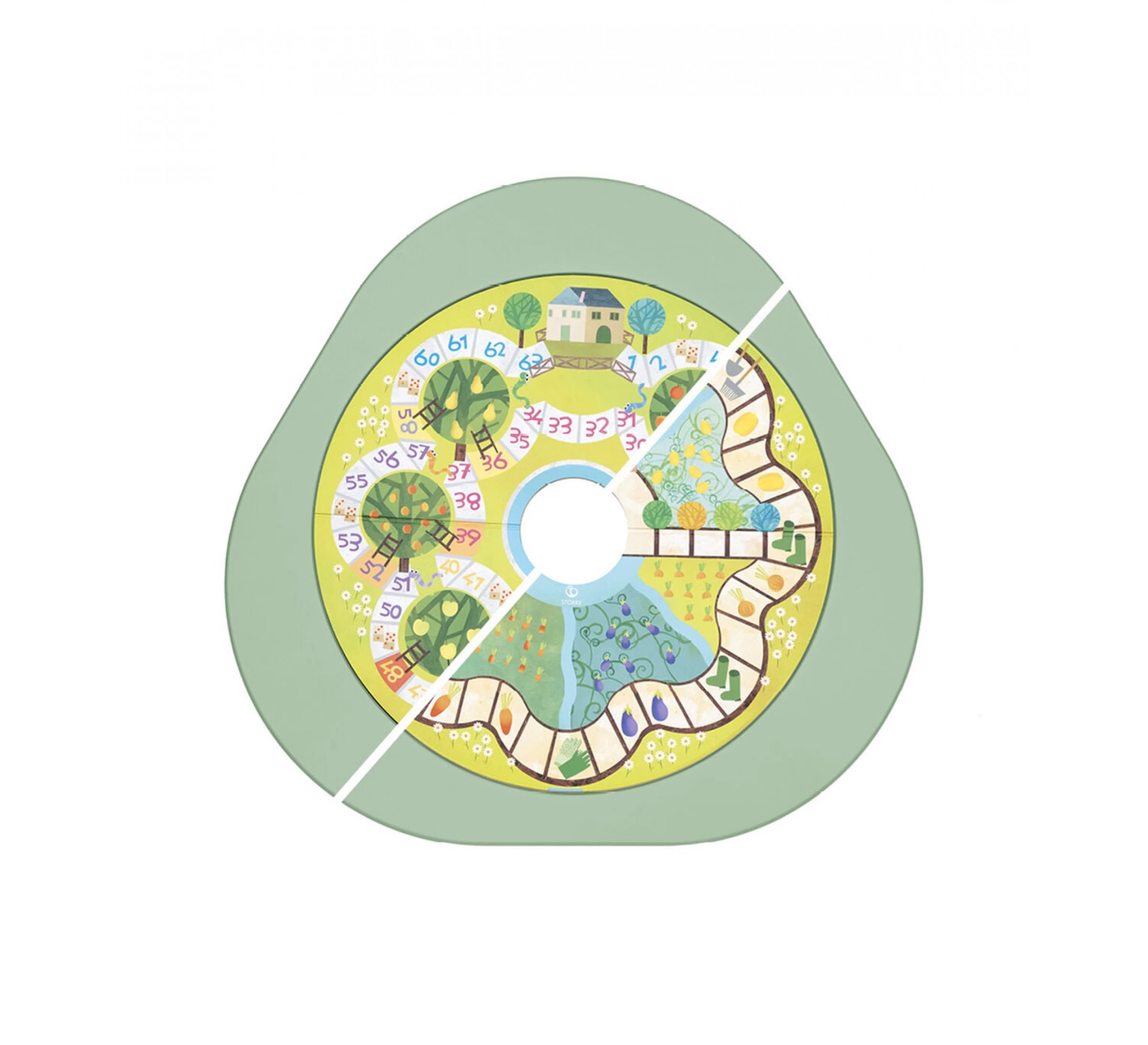 Stokke MuTable V2 Speelbord - Groente & Fruit 4 Stokke MuTable V2 Speelbord - Groente & Fruit - Afbeelding 2