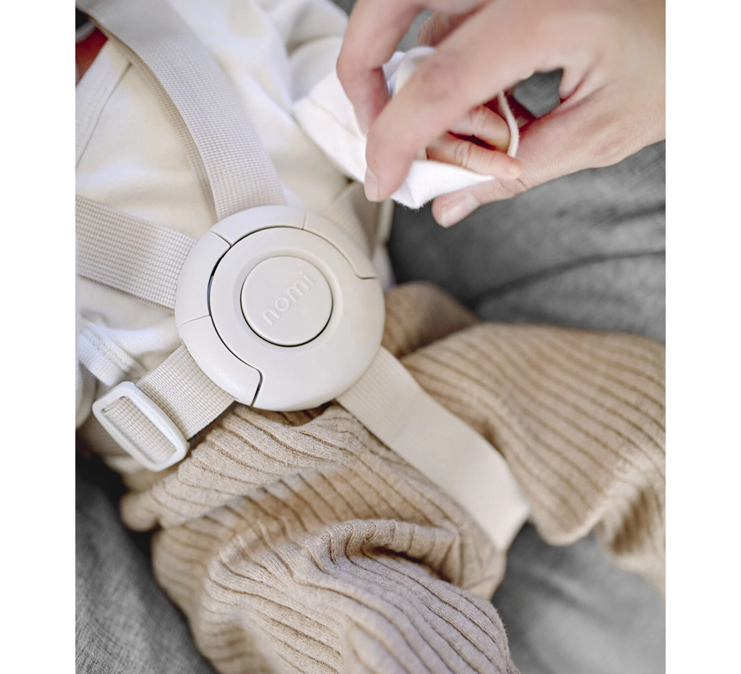 Stokke Nomi® Newborn Set - White/Grey Blue 7 Stokke Nomi® Newborn Set - White/Grey Blue - Afbeelding 5