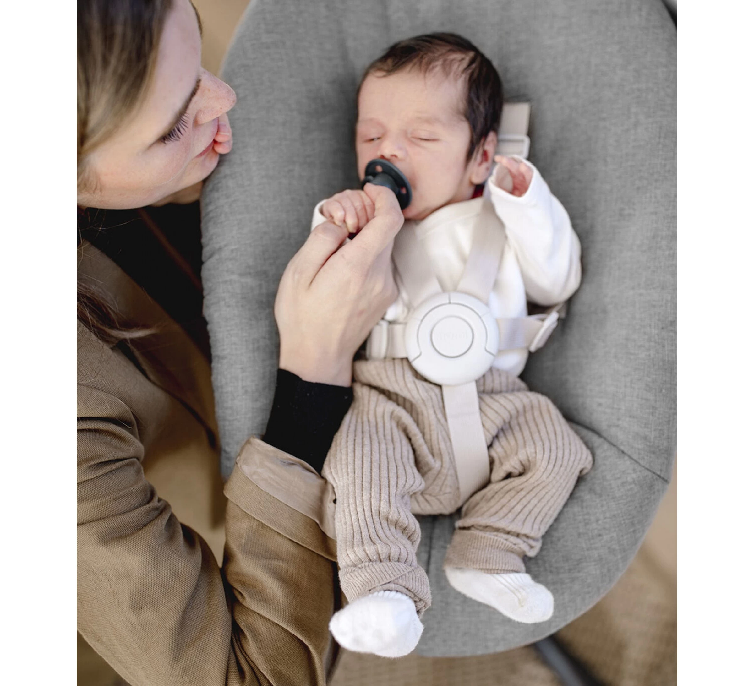 Stokke Nomi® Newborn Set - White/Grey Blue 8 Stokke Nomi® Newborn Set - White/Grey Blue - Afbeelding 6