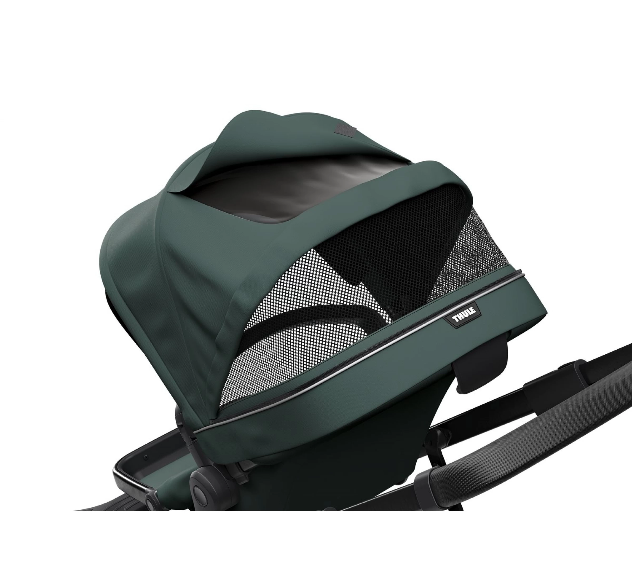 Thule Sleek Kinderwagen - Mallard Green On Black 8 Thule Sleek Kinderwagen - Mallard Green On Black - Afbeelding 6